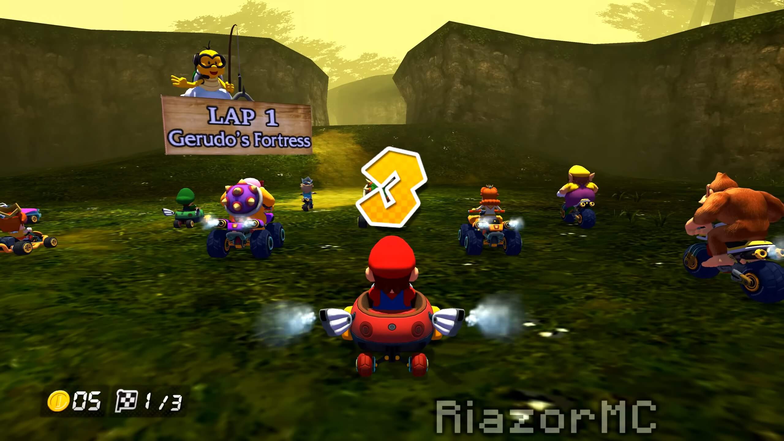 This Zelda Ocarina of Time Custom Track for Mario Kart 8 looks incredible